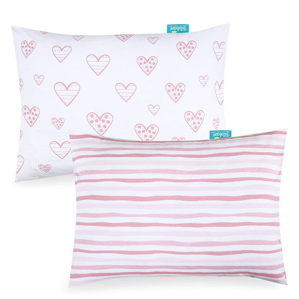 White 3 pack White Bunny Soft Toddler Pillow Cases For 13x18 for 14x19 Pillow